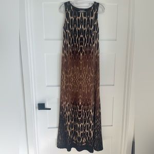 Animal print Roz &Ali maxi dress size 6